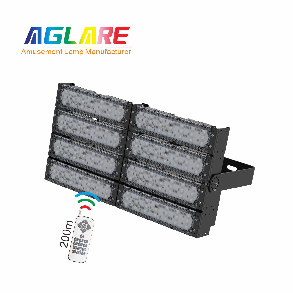 400WLED彩色投光灯泛光灯,变色户外射灯带遥？？？？？？？仄