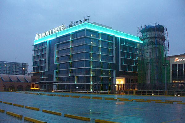 亿万先生mr照明的户外装饰灯用在菲律宾旅馆工程项目